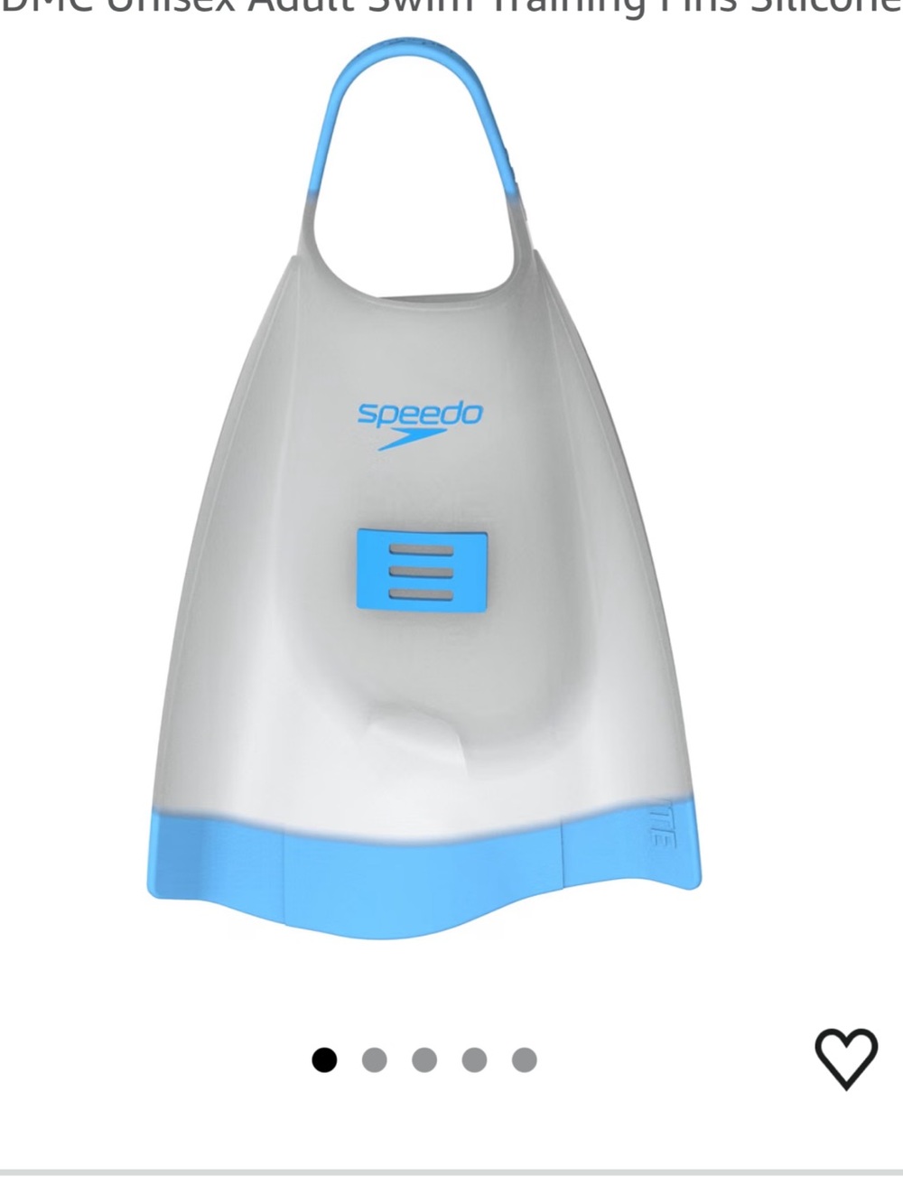 Speedo DMC Unisex Adult Swim Training Fins Silicone